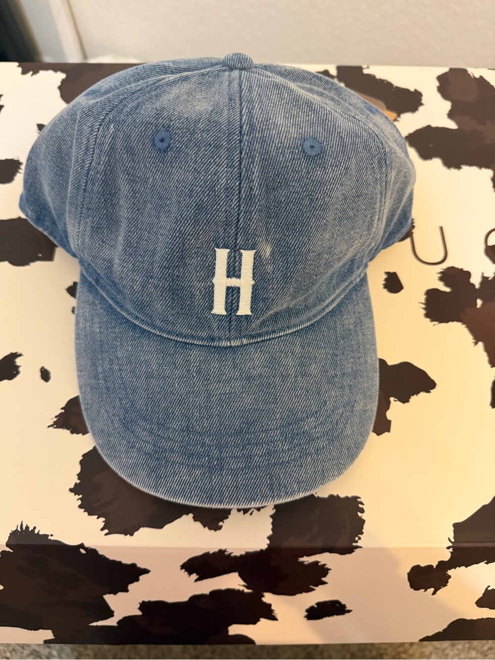 Hydrojug Light Blue Denim Cap with White 'H' Embroidery